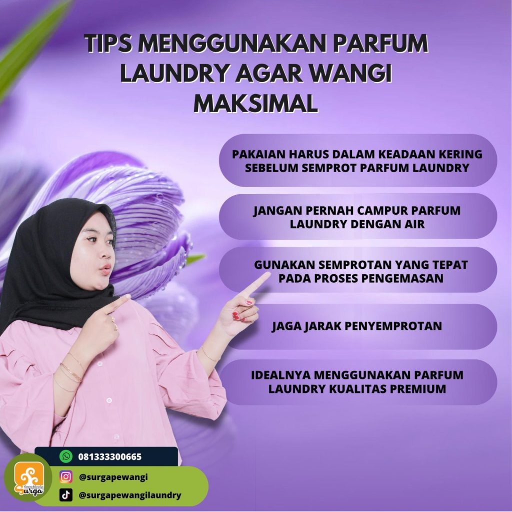 cara pakai parfum laundry untuk setrika
